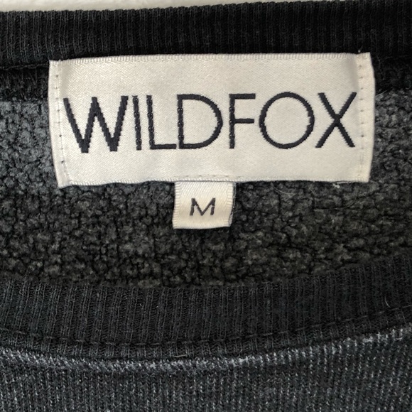 Wildfox Let’s Sleep In Oversized Sweatshirt Grey M - Picture 6 of 6